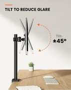 ErGear EGCM12 Pojedynczy stojak na monitor 13/32cal VESA 75X75 100X100