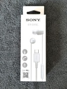 Słuchawki Przewodowe Sony IER-EX15C Dokanałowe USB-C Białe