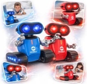 Zdalnie Sterowane Roboty Dla Dzieci 2 szt. LED Z Muzyką Tańczące Dla Dzieci