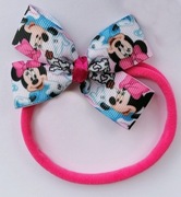 Opaska do włosów głowę roczek urodziny kokardka kokarda Minnie Myszka