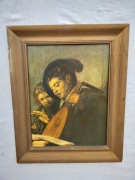 Franz Hals śpiewający chłopcy obraz reprodukcja  na dykcie  .