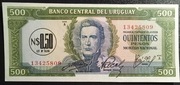 Banknot Urugwaj,500 Pesos,1967 UNC
