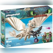 PLAYMOBIL SMOKI BIAŁA FURIA Z MAŁYM SMOKIEM 70038