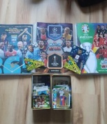 3 ALUBUMY KART PILKARSKICH , 2 PUSZKI Z KARTAMI + 2 LIMITKI XXL