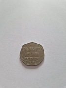 Moneta Wielka Brytania 2020 50 pensów Diversity Built Britain