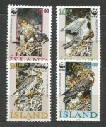 Islandia Mi 776-779 ptaki**czyste