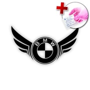 NAKLEJKA NA SAMOCHÓD AUTO LAPTOP - BMW SKRZYDŁA