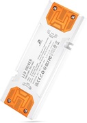 transformator LED 24V 30W, 220V AC 24V DC, płaski zasilacz IP44