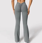 Legginsy damskie sportowe z wysoką talią V-back do ćwiczeń