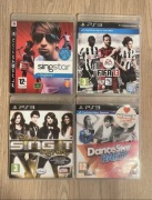 Zestaw czterech gier ps3