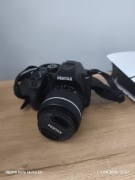 Lustrzanka Pentax  kf, obiektyw i lampa błyskowa yongnuo