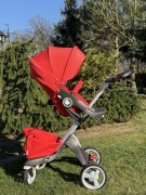 Czerwona spacerówka Stokke Xplory