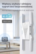 Wzmacniacz Sygnału TP-LINK RE815XE AXE5400 WIFI6E Tri-Band 5400MB/s