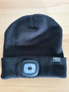 Czapka zimowa Neo Tools z wyjmowaną lampką LED - ładowana przez USB