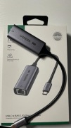 Ugreen zewnętrzna karta sieciowa adapter usb-c do rj45 lan ethernet 2.5gbps