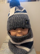 Czapka jesienno zimowa 50/52 i komin