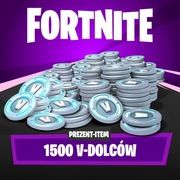 Fortnite 1500 V-dolców Gift Podarunek V-bucks Przedmiot Ze Sklepu