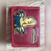 portfel Witch (Cornelia) bordowy, pomarańczowy