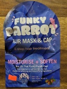 FUNKY PARROT Wygładzająca Arganowa maska do włosów Odżywka z Czepkiem