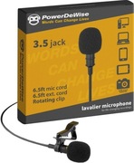 Mikrofon krawatowy PowerDeWise Lavalier 
