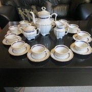 Serwis porcelanowy z Wałbrzycha do kawy espresso dla 12 osób