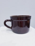 Stary kamionkowy garnek z prl-u 