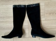 GUCCI zamszowe botki - stan bardzo dobry 