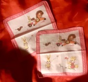 2x dziecięca chusteczka do nosa 