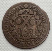 PORTUGALIA - 10 REIS -  Jan V Wielkoduszny - 1727r.