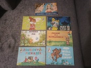 Bajki filmowe - książeczki dla dzieci, 7 sztuk , PRL, vintage, retro