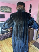 Długie futro z norek (Polonus Furs, Chicago)