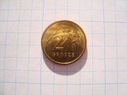 Polska moneta 2 gr grosze rok 2020