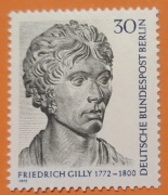 Niemcy Berlin znaczek 1972 #422**Popiersie 