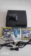 Konsola Sony PlayStation 3 Model Cech-3004B+Gry i oryginalny Joypad 