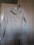 Hennes by H&M żakiet kurtka blazer len safari 36