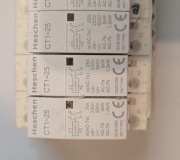 Stycznik modułowy, przekaźnik instalacyjny Heschen CT1-25