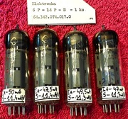 4 szt = Kwadra 6P14P-EV EL84 100% Reflector Saratov Pushpull!