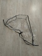 Folia przeciwdeszczowa na wózek głęboki (gondolę) plus moskitiera