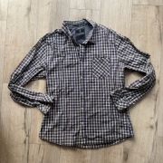 Reporter koszula męska dlugi rekaw w krate slim fit XL