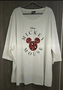 Mega promocja-Biała bluzka Myszka Miki 3/4 rękaw roz.58