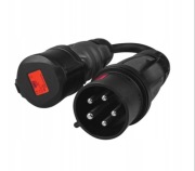 Green Cell Przejściówka Adapter Siłowy CEE 16A 400V 5P do CEE 32A 5P