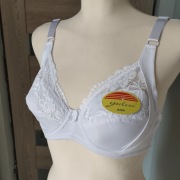 Nowy biustonosz Yalisi 36/80D biały – z metką, wygodny stanik damski
