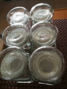 Słoiczki szklane na kawę, przyprawy - poj. 350 ml - 6 sztuk