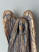 Rzeźba w drewnie „Anioł” - Bogumił Burzyński | unikatowy prezent i ozdoba