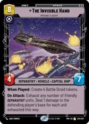 Star Wars: Unlimited - Invisible Hand (R)