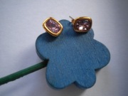 DYRBERG/KERN Kolczyki unikat z pięknym kamieniem 