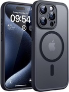 Etui do iPhone'a 15 Pro, Kompatybilne z MagSafe. Czarny