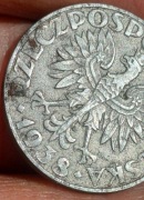 50 Groszy 1938-Żelazo b.z.m.Nie niklowane- Rzadka!!!