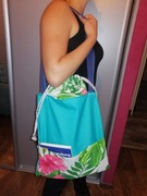 Handmade torba w stylu tropikalnym 