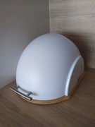 Biały chlebak Galaxy 2w1 – pojemnik na chleb z deską do krojenia